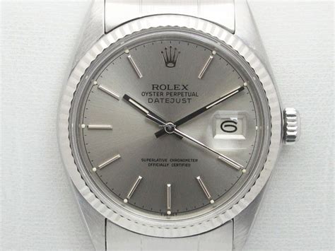 Vintage Oyster DateJust 16014 quadrante argento full set